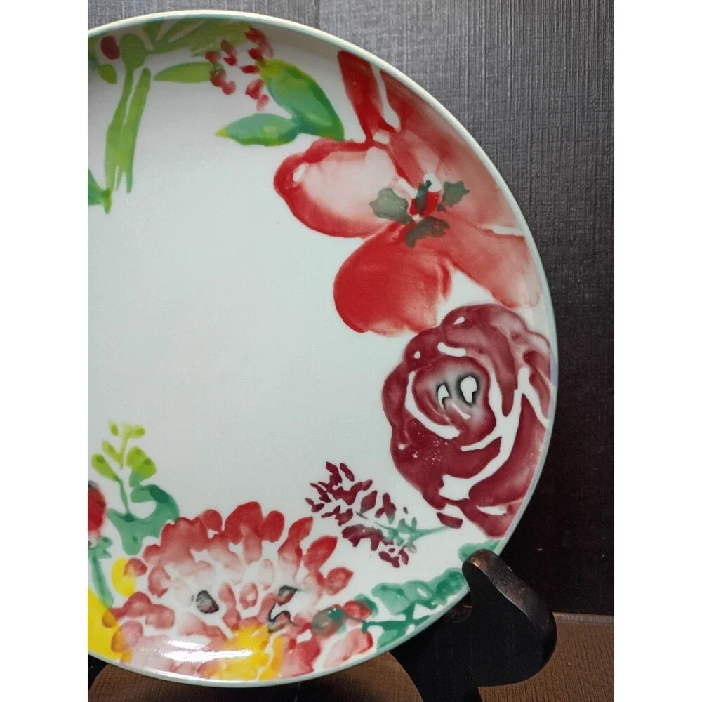 Threshold Joanna Gaines Corinna Floral Stoneware Salad Plate 8.5
